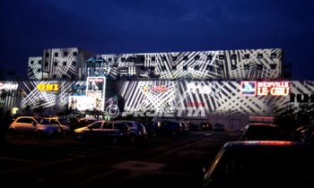 Projections on big malls