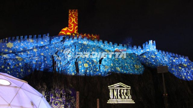 projections on castles
