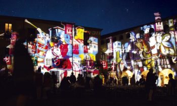 medieval themed decorative projections