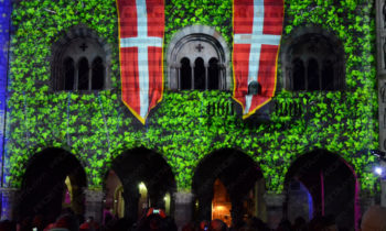 medieval themed decorative projections