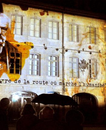 Video mapping à Besancon Musée Victor Hugo